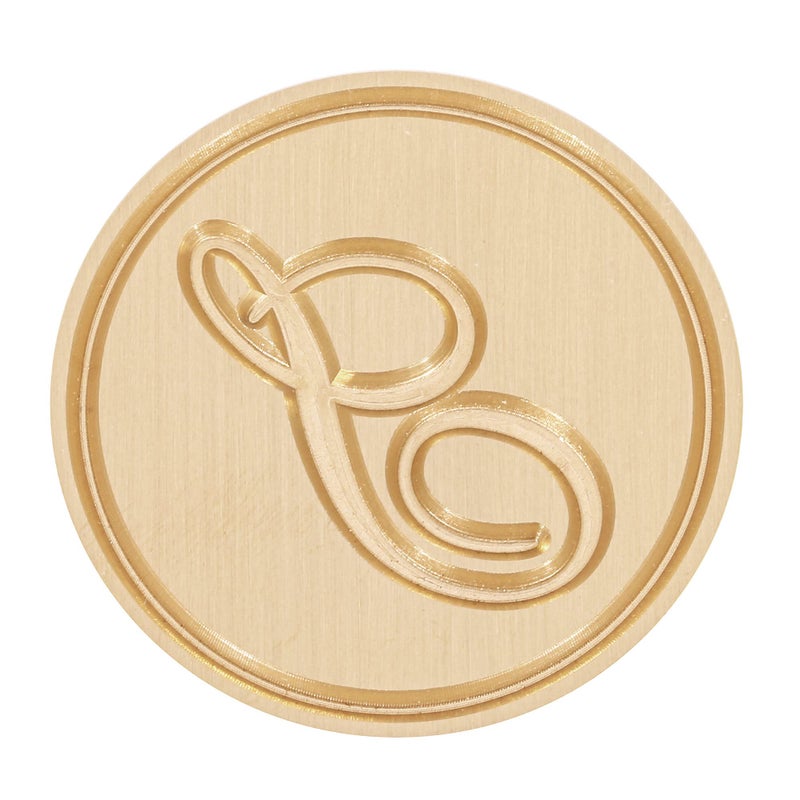 Yoption Letter S Wax Seal Stamp, Yoption Vintage Brass Head Wooden Handle Initial Alphabet Sealing Wax Stamp for Wedding Envelopes Christmas Gift - Image 3